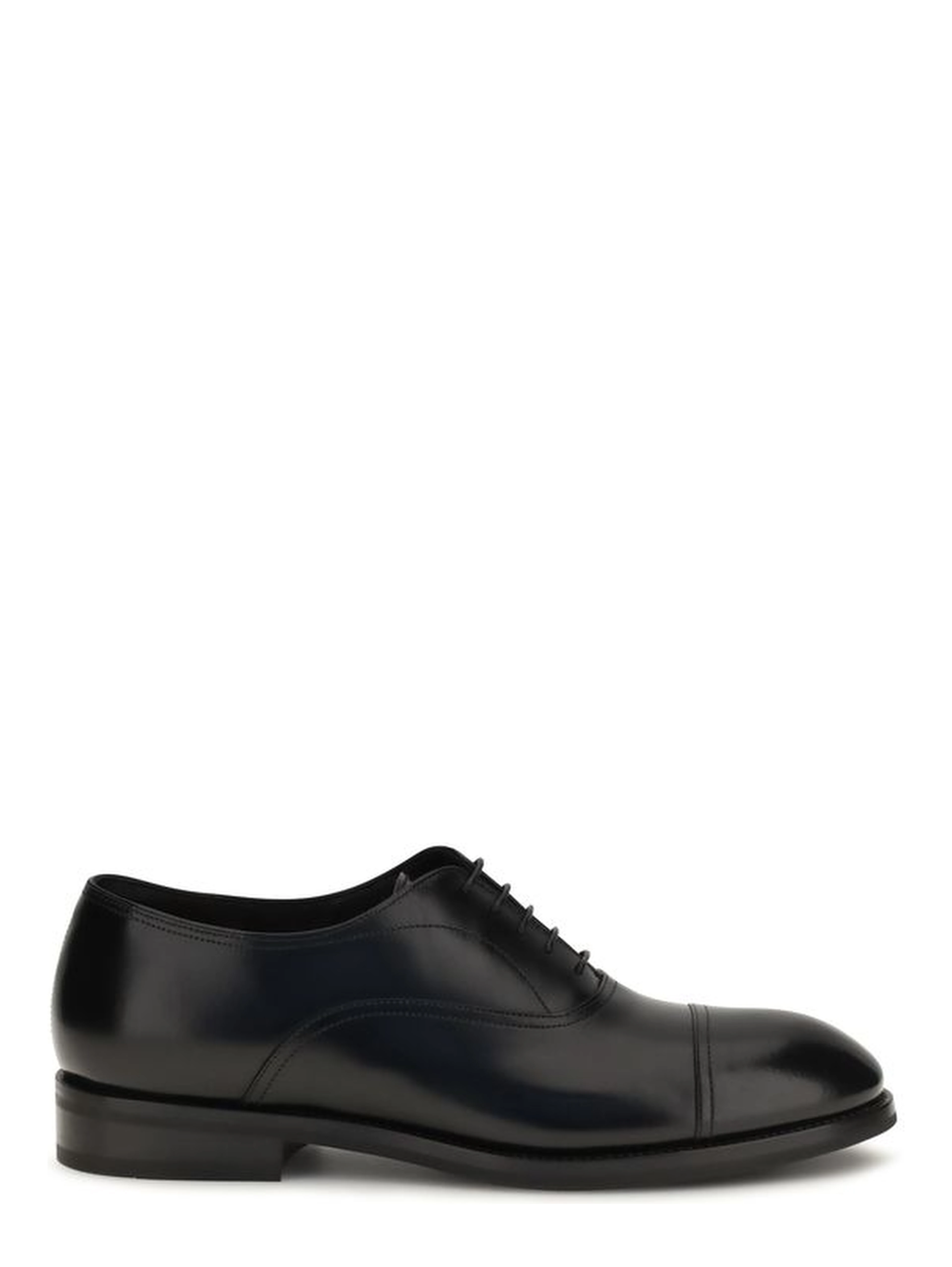 Black Calf Leather Bos Taurus Oxfords And Derbies