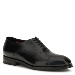 Black Calf Leather Bos Taurus Oxfords And Derbies
