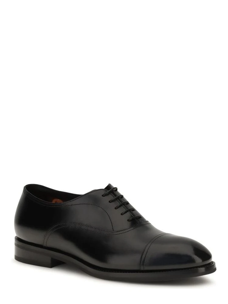 Black Calf Leather Bos Taurus Oxfords And Derbies alternative