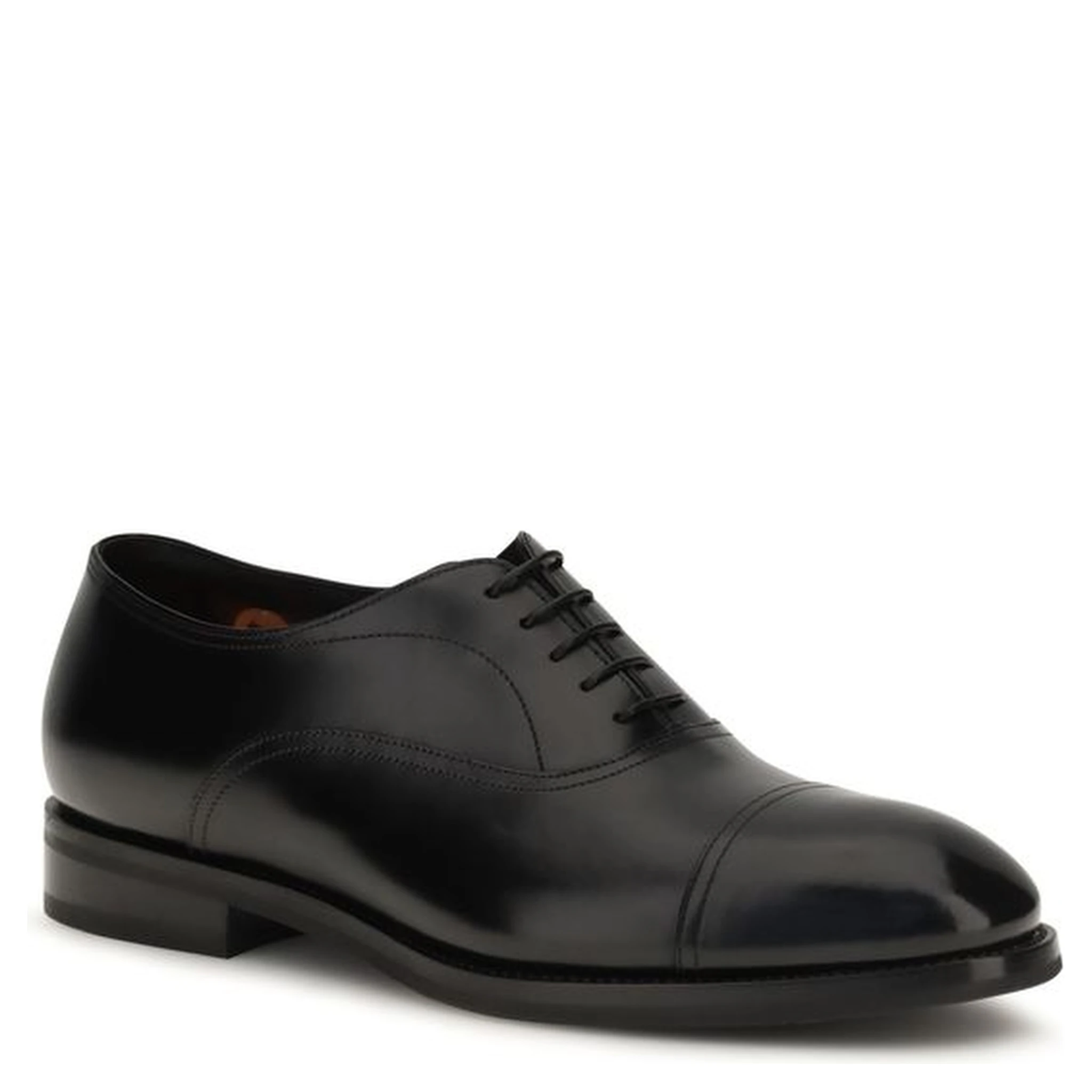 Black Calf Leather Bos Taurus Oxfords And Derbies