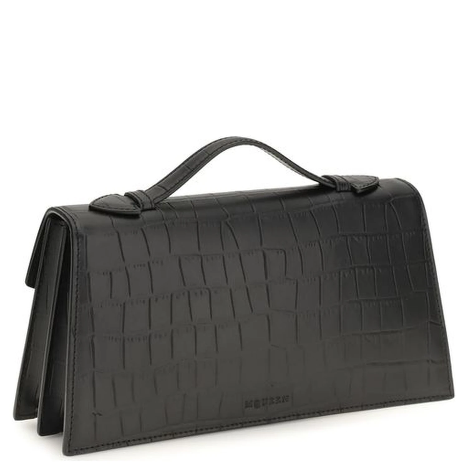 Black Calf Leather Bos Taurus Shoulder Bag