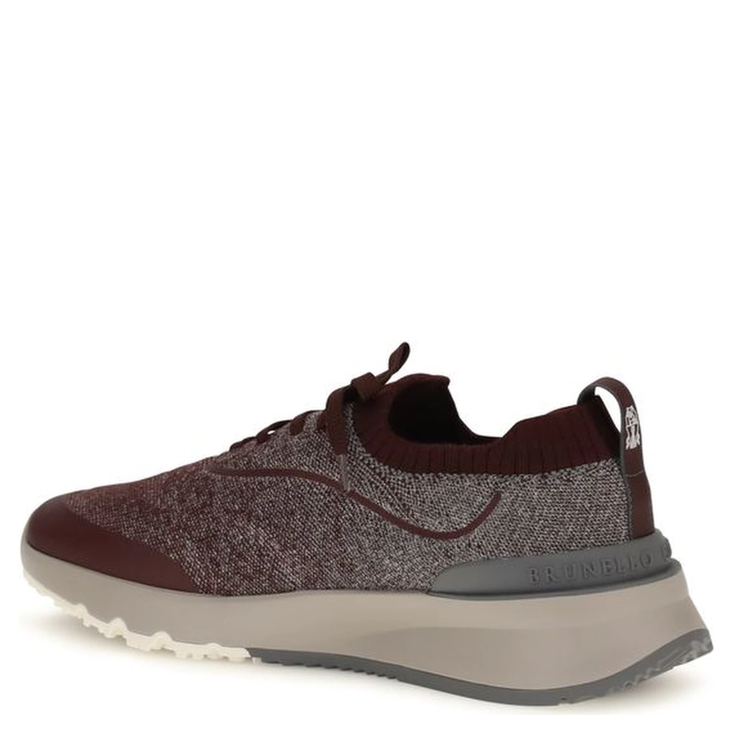 Bordeaux Cotton Athletic Sneakers