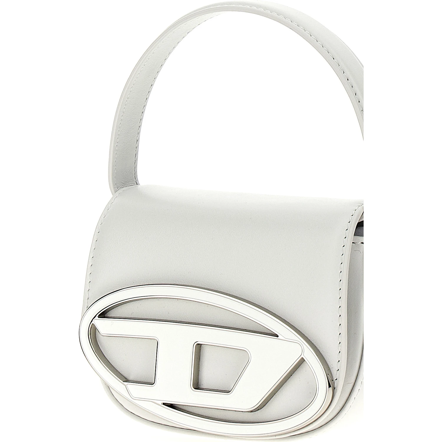 White Cowhide Handbag
