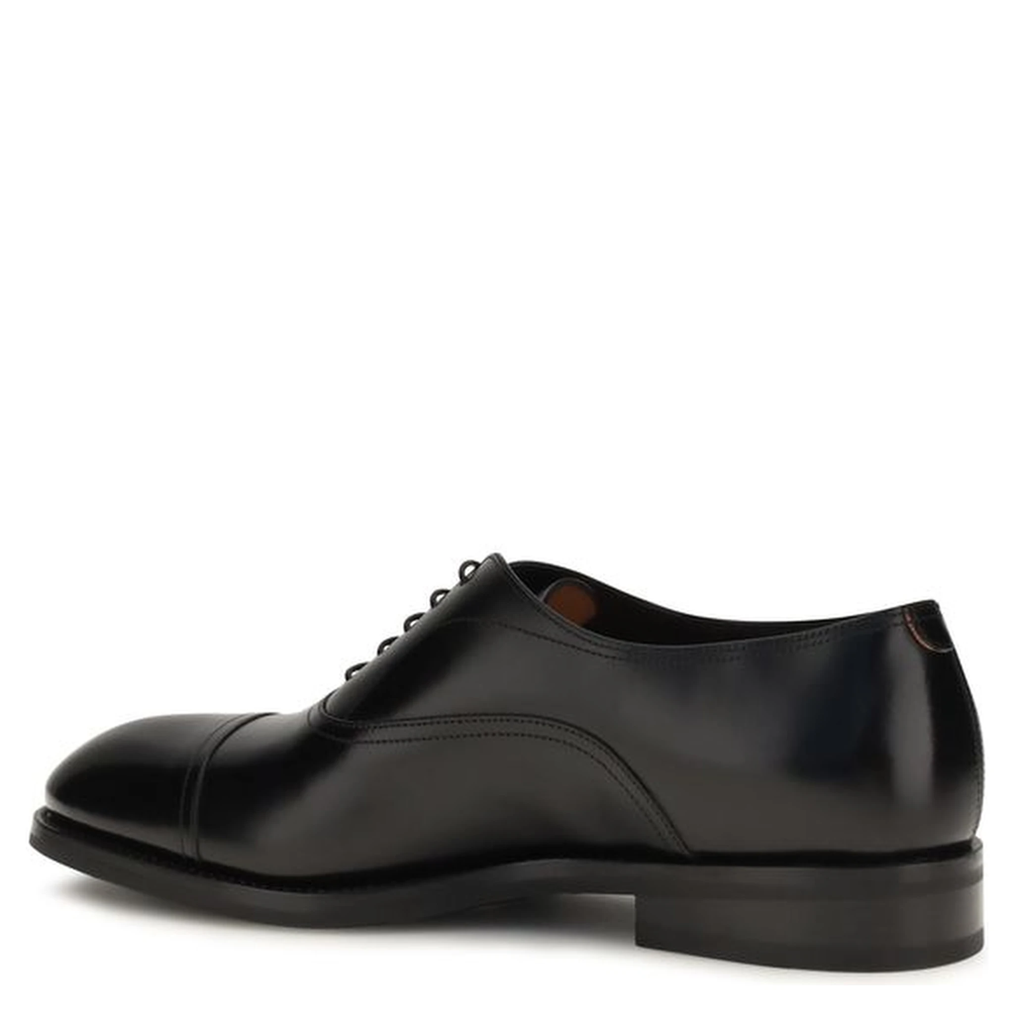 Black Calf Leather Bos Taurus Oxfords And Derbies