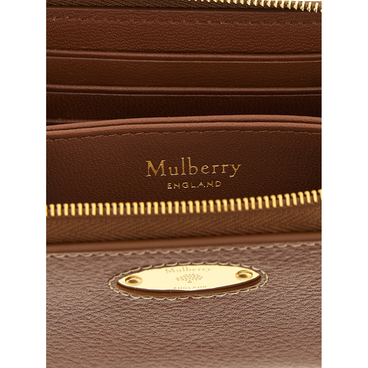Brown Bovine Leather Cardholder