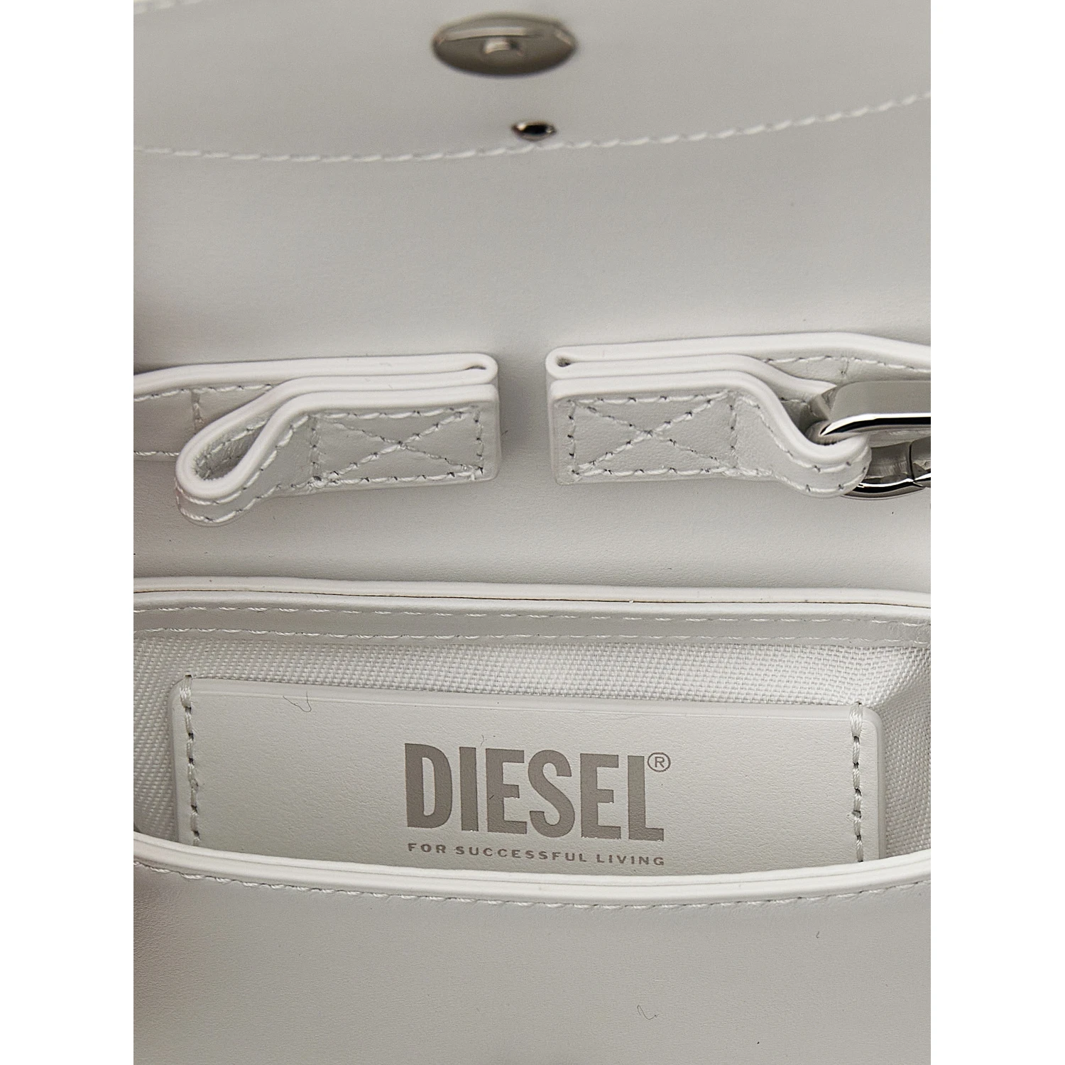 White Cowhide Handbag