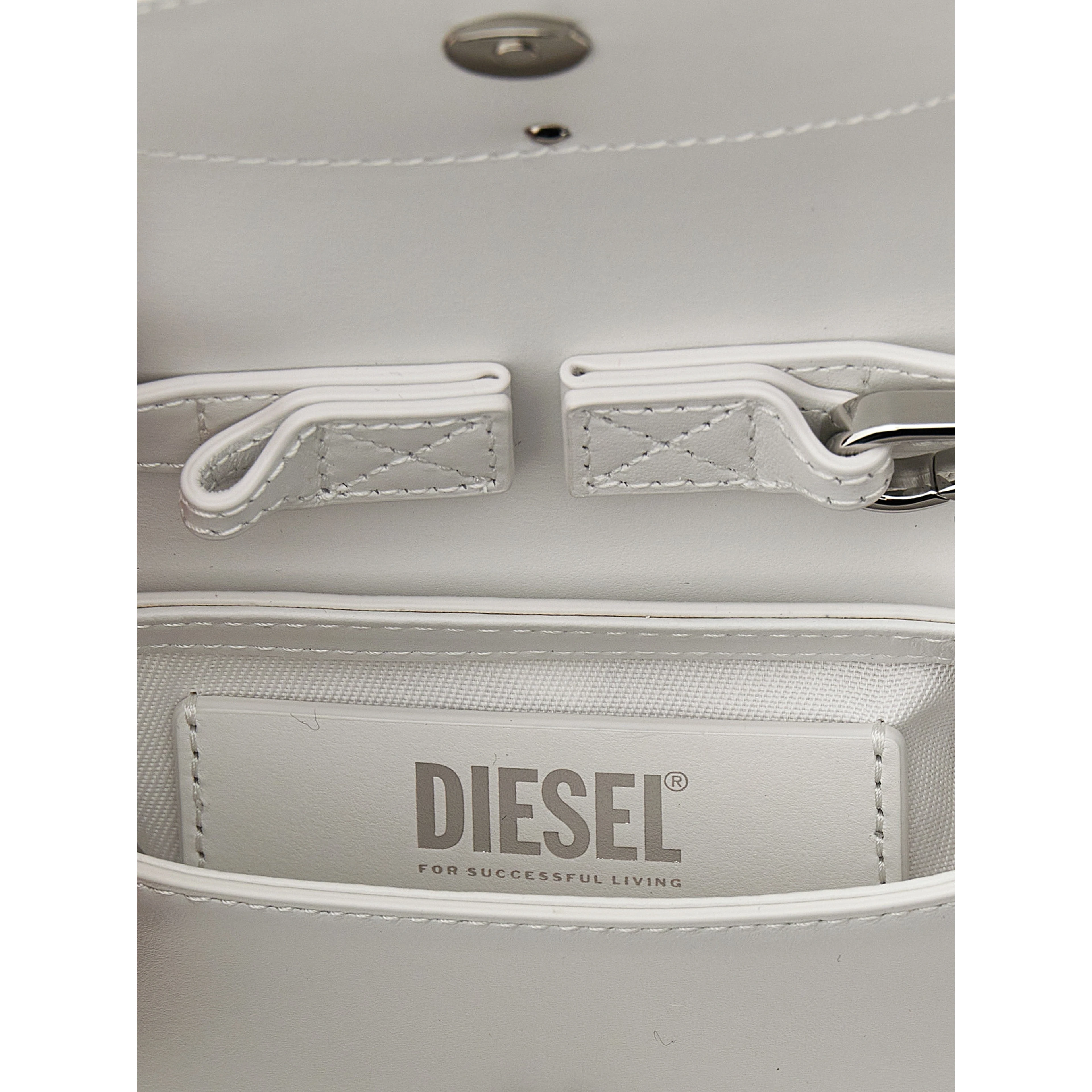 White Cowhide Handbag