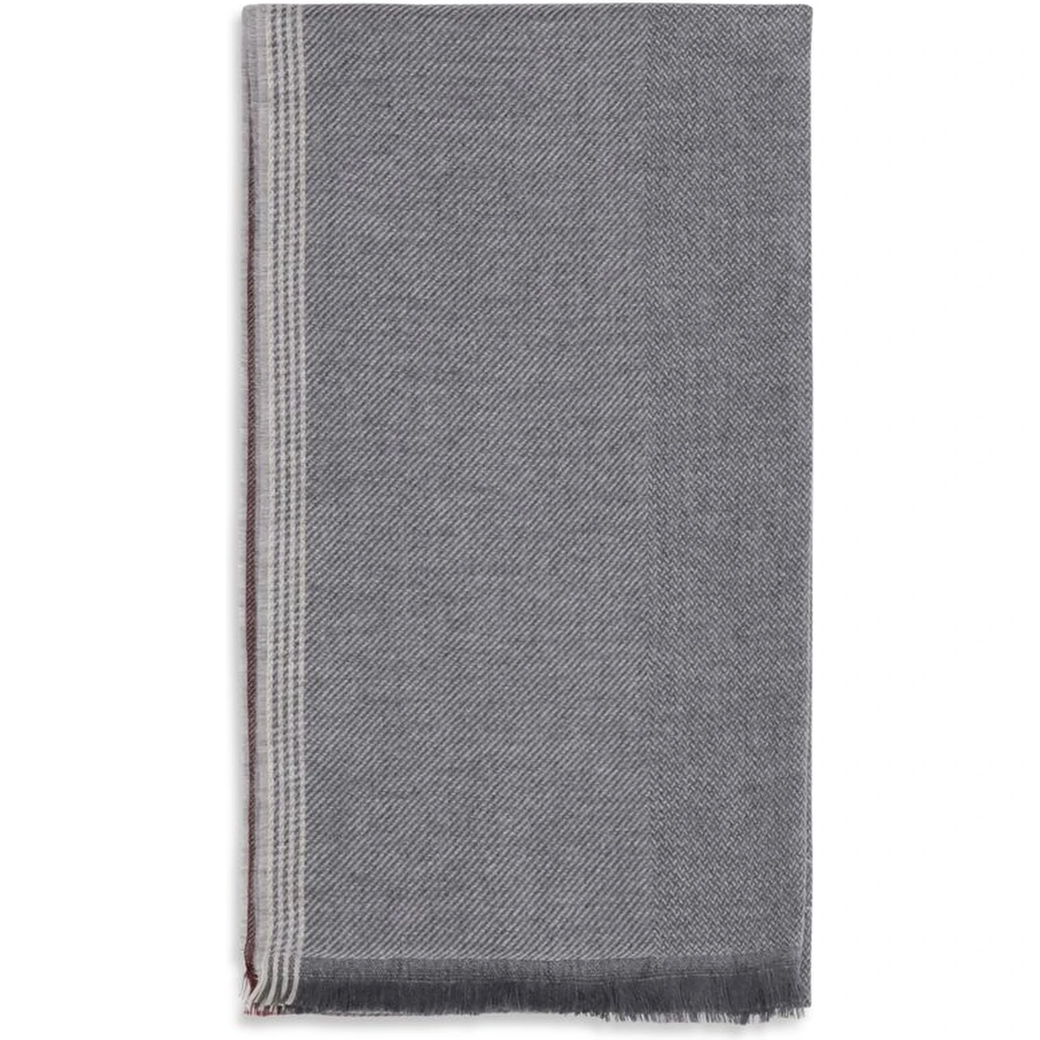 Gray Cashmere Scarf