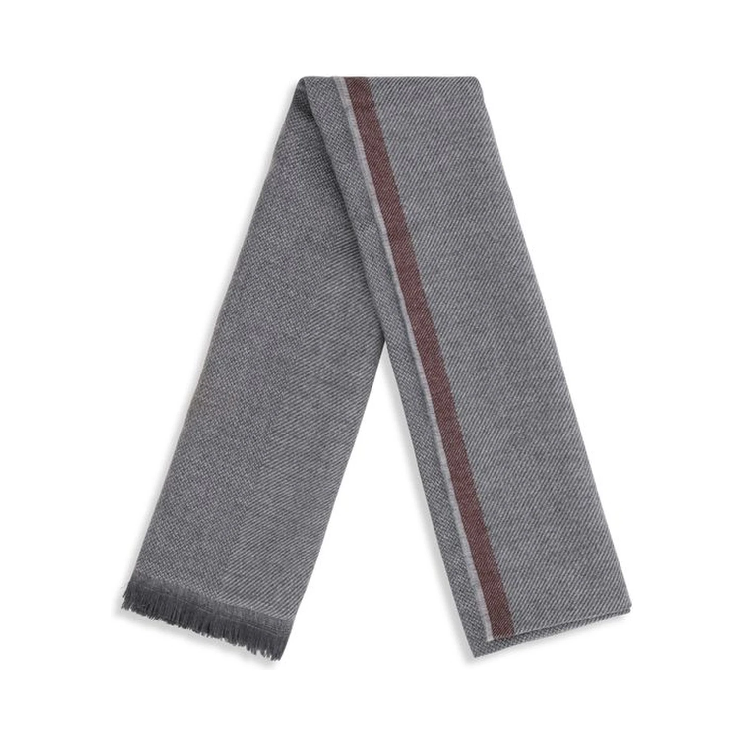 Gray Cashmere Scarf