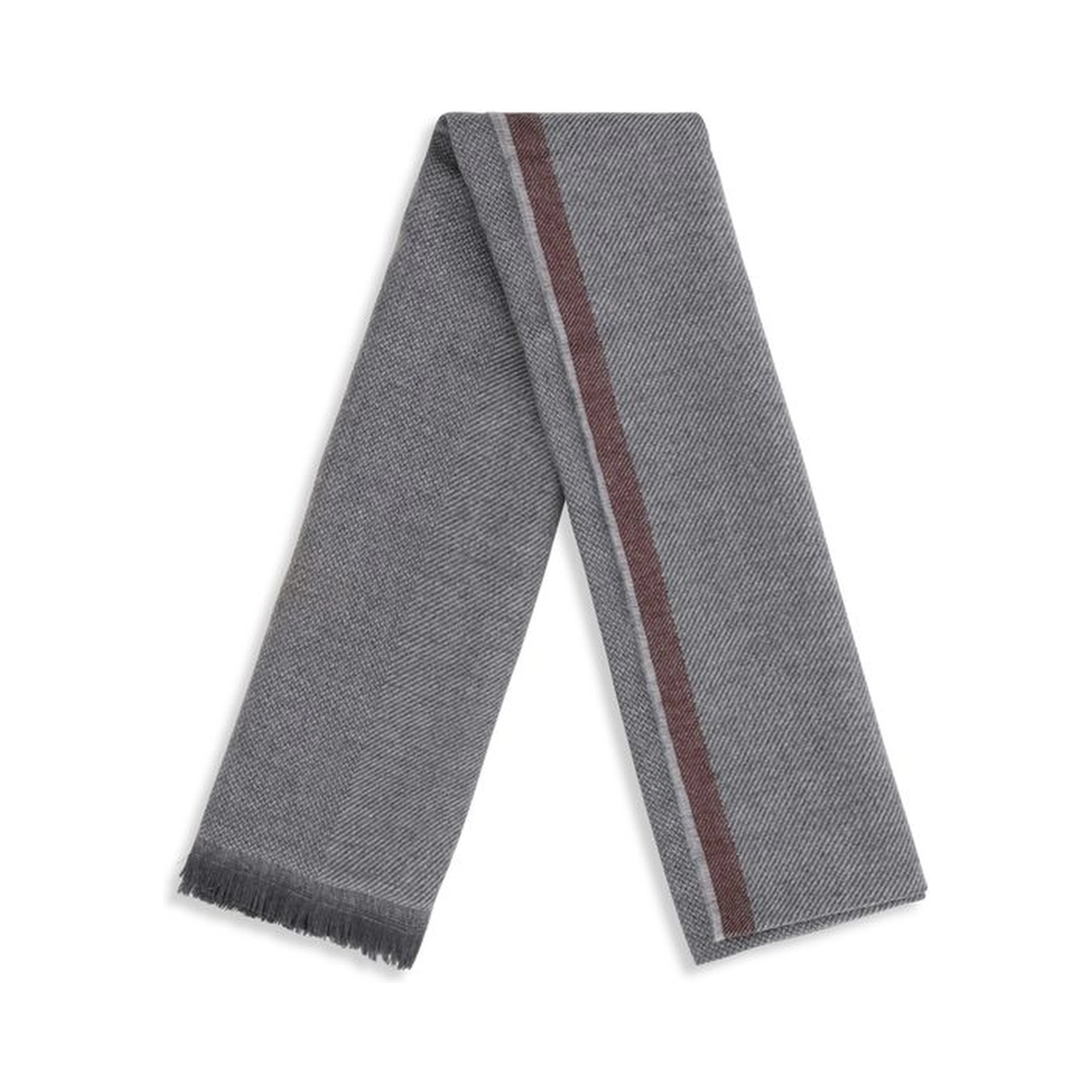 Gray Cashmere Scarf
