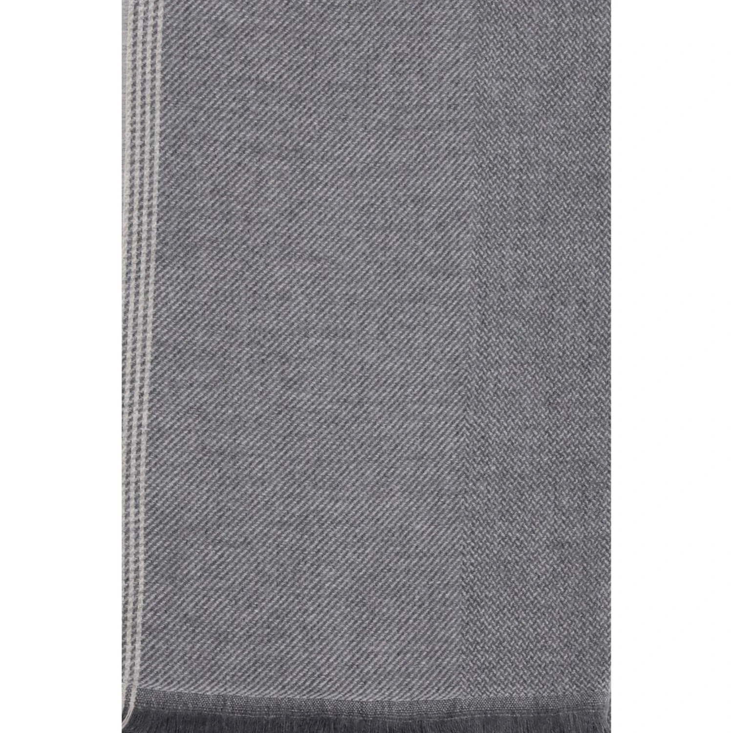 Gray Cashmere Scarf
