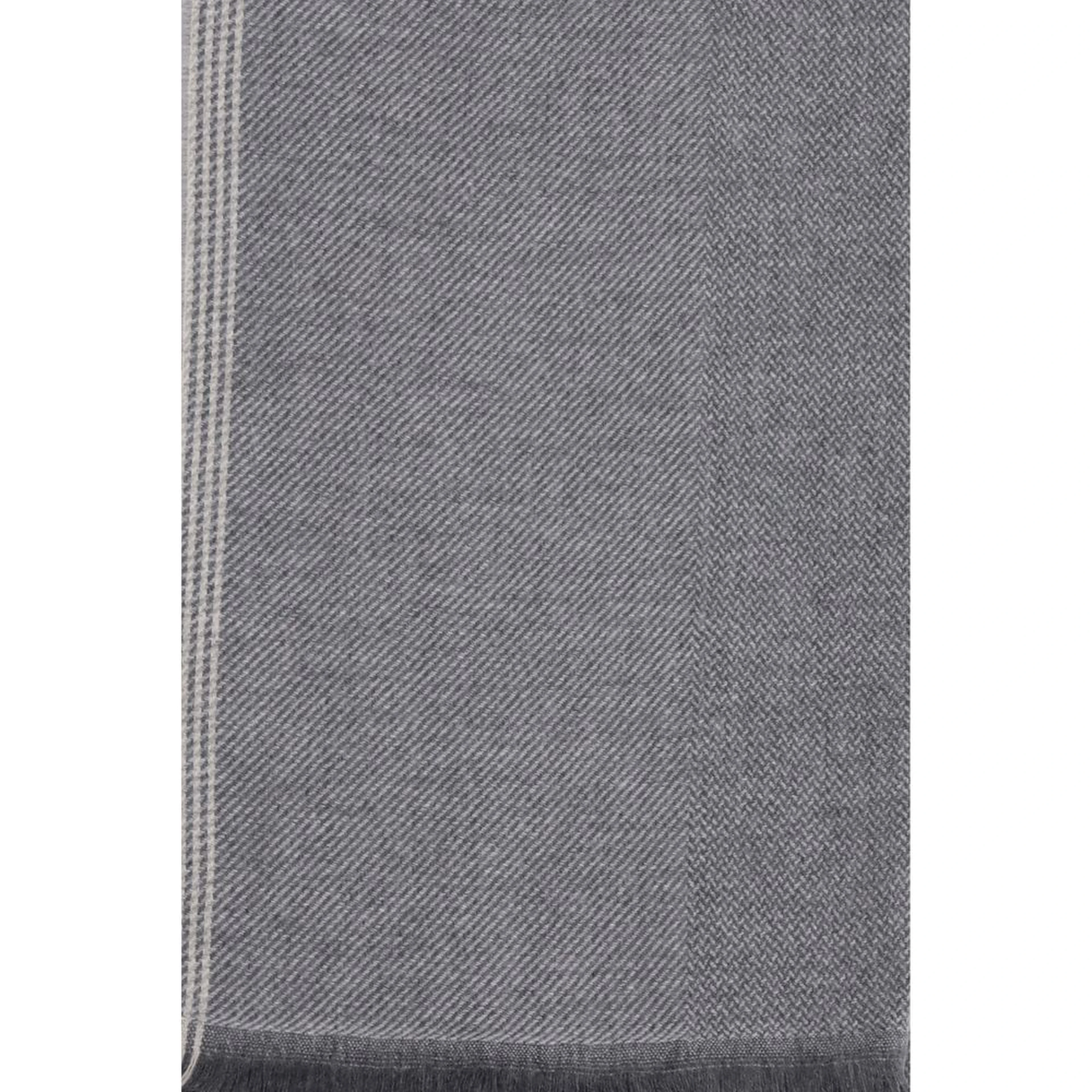 Gray Cashmere Scarf