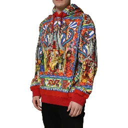 Multicolor Glamzilla Hooded Men Sweatshirt Sweater