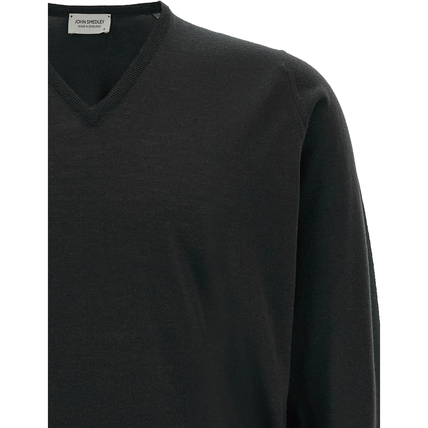 Black Merino Wool Cardigan
