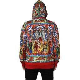 Multicolor Glamzilla Hooded Men Sweatshirt Sweater