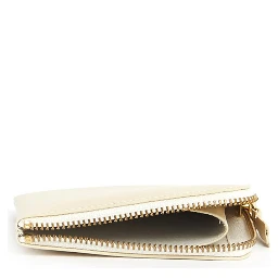 Beige Cowhide Cardholder