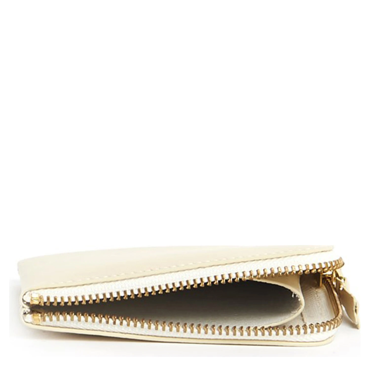 Beige Cowhide Cardholder
