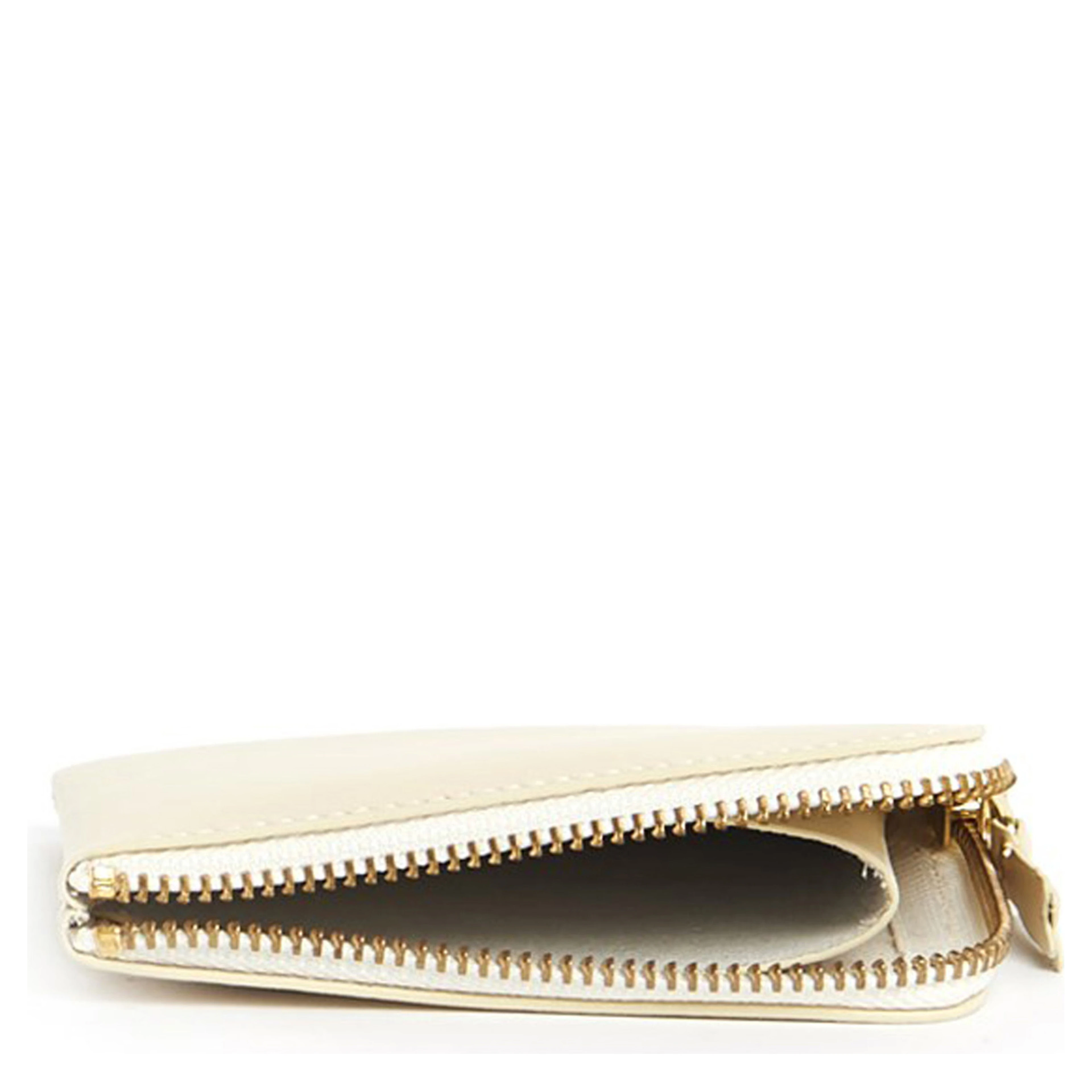 Beige Cowhide Cardholder