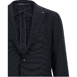 Blue Cotton Blazer