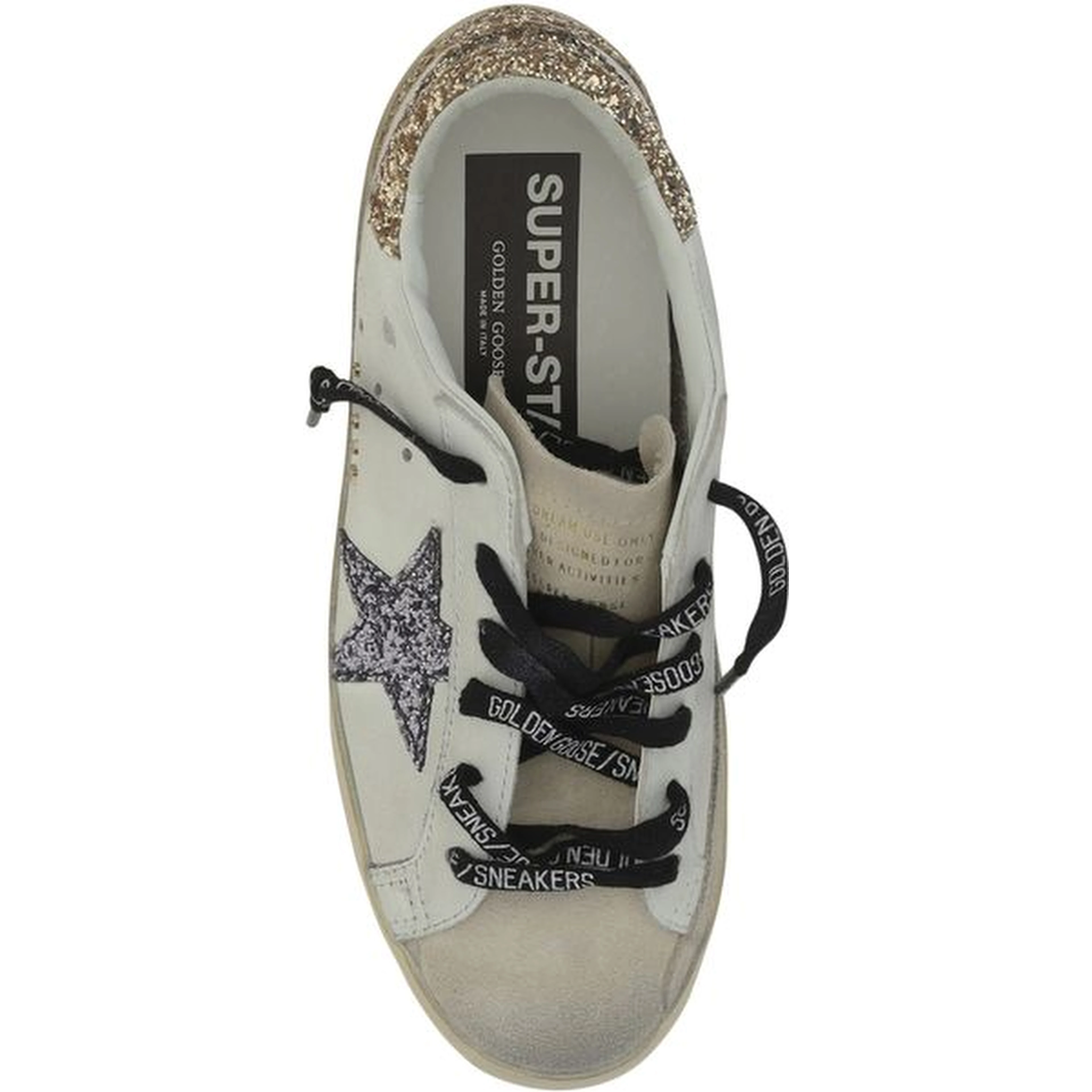 White Calf Leather Bos Taurus Low Top Sneakers