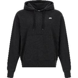 Black Cotton Sweatshirt