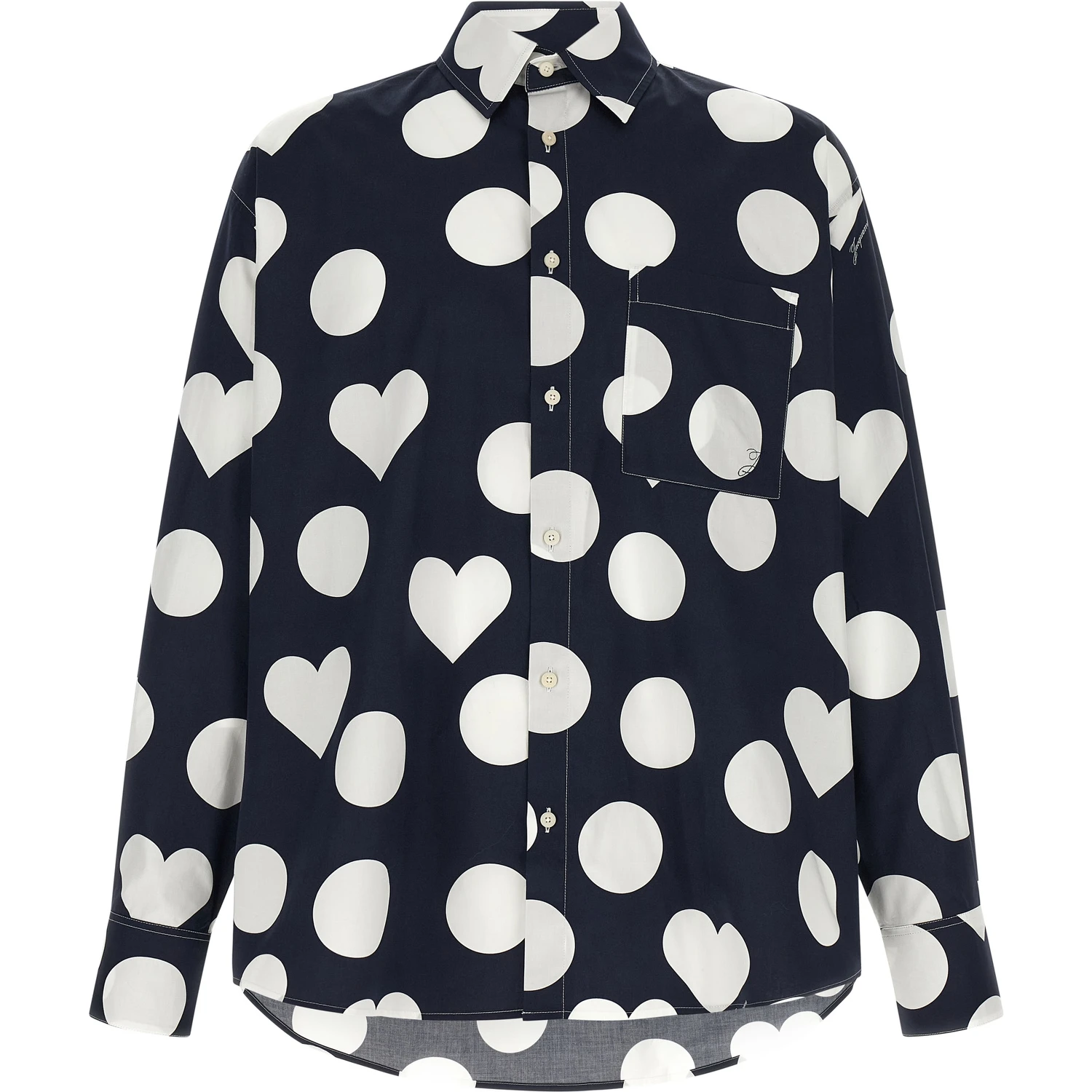 Blue Cotton Blouse