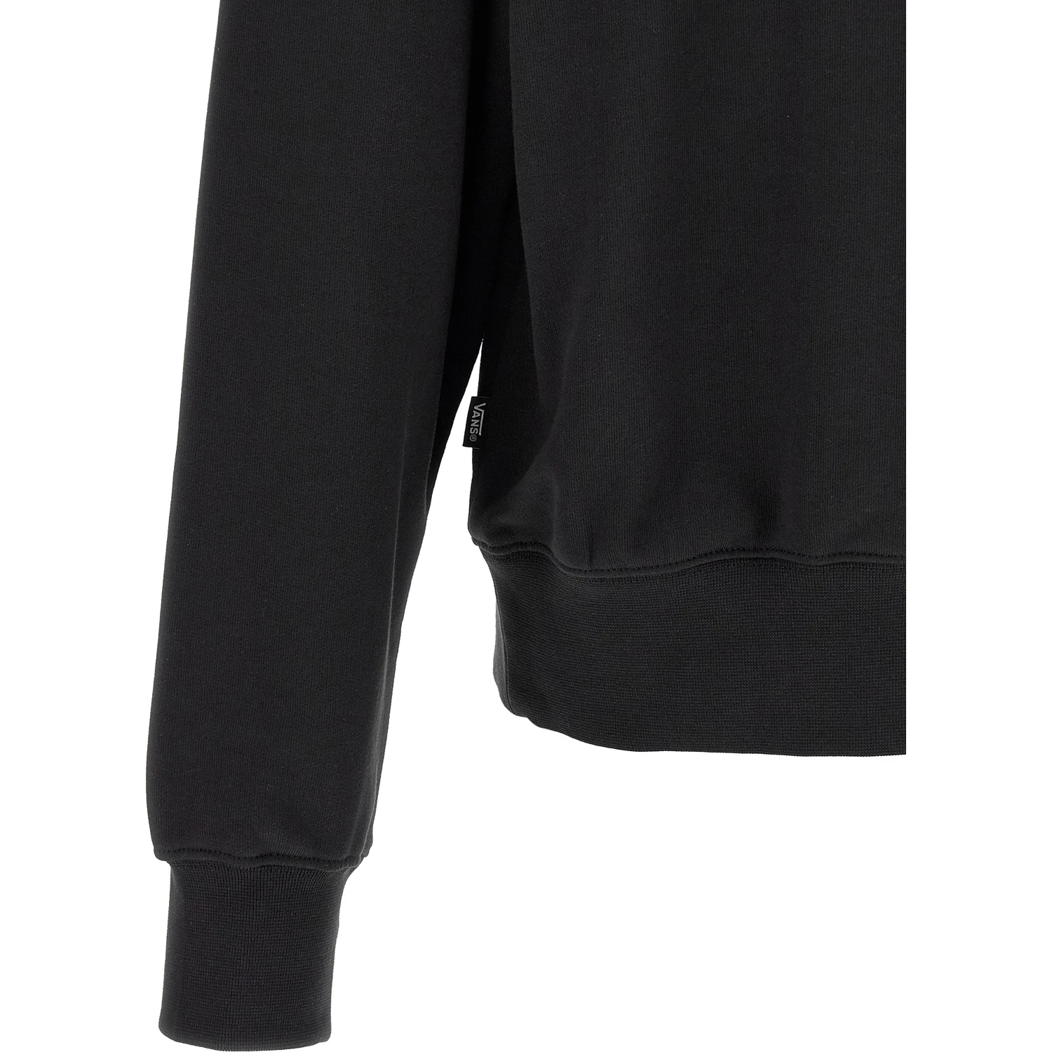 Black Cotton Sweatshirt