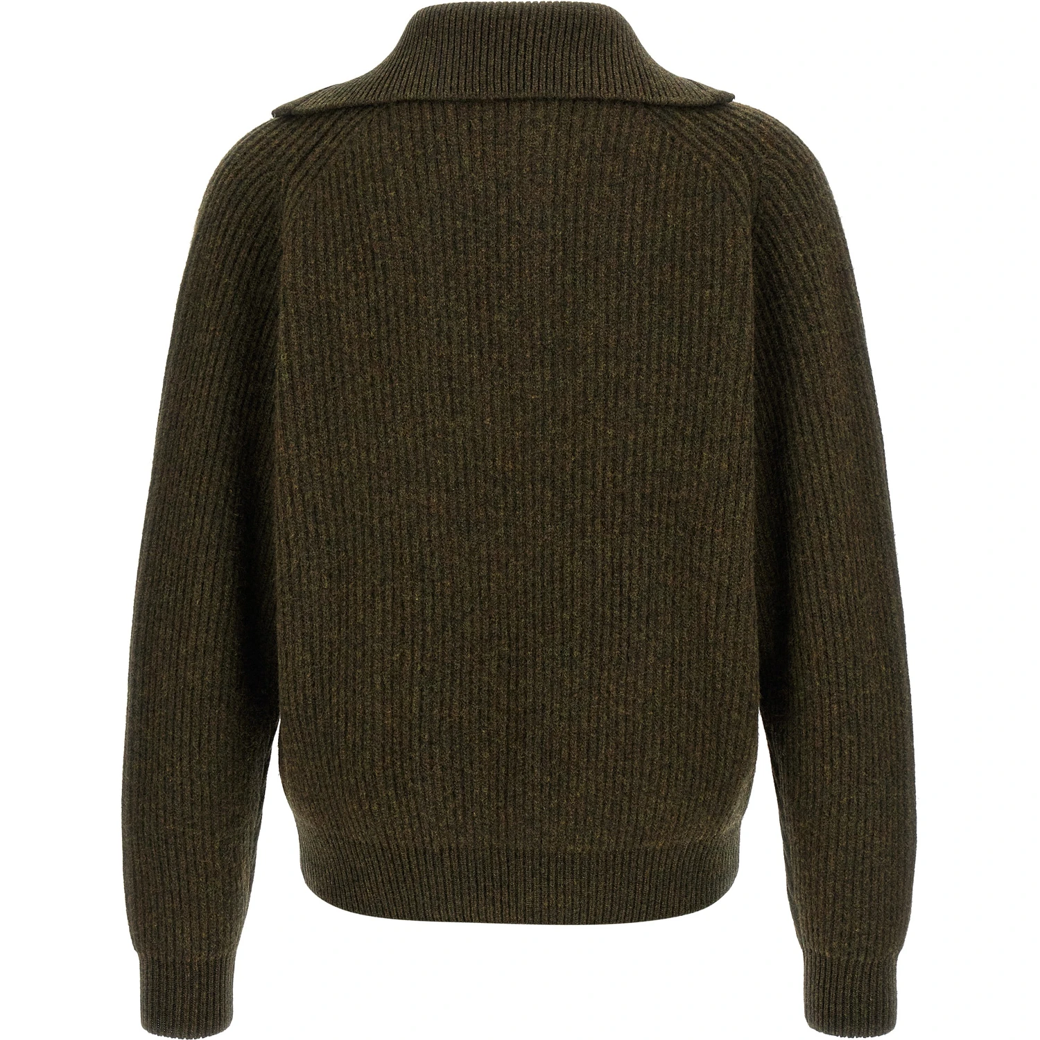 Bicolor Wool Cardigan