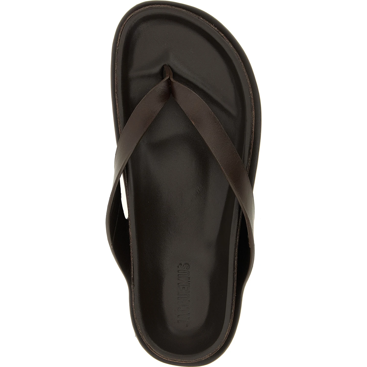 Brown Cowhide Slides