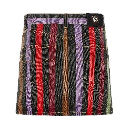 Multicolor Cotton Long Skirt