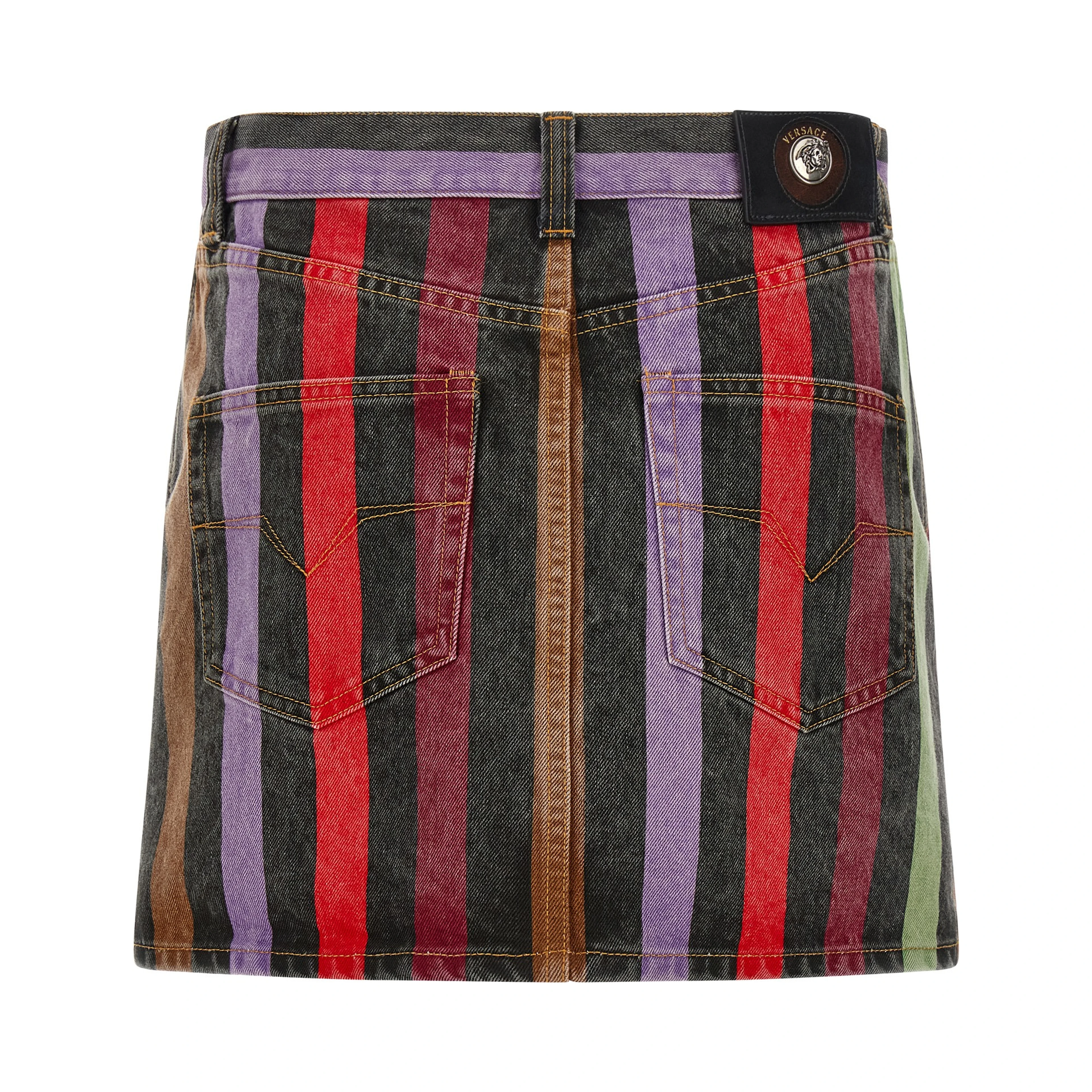 Multicolor Cotton Long Skirt