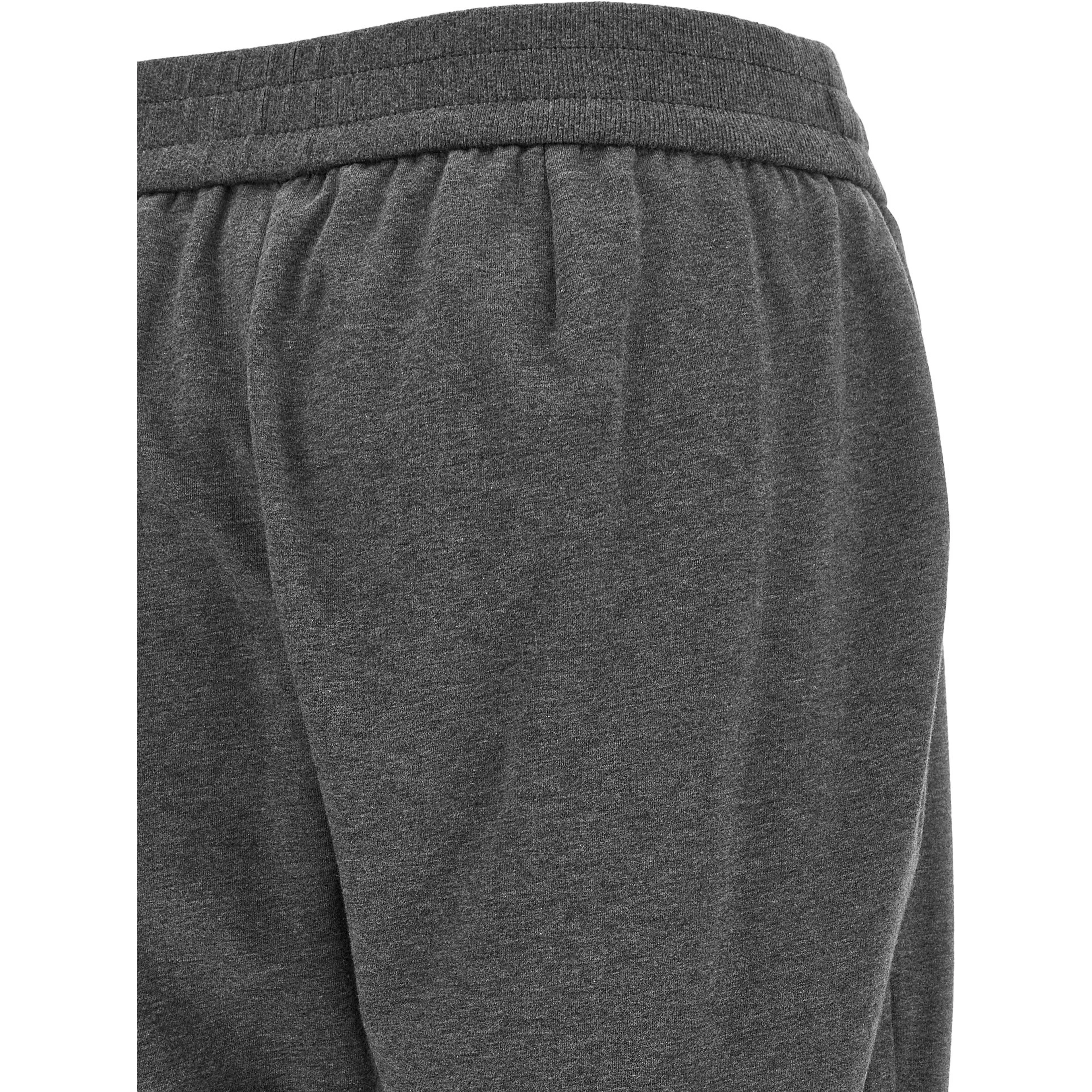 Gray Cotton Casual Pants