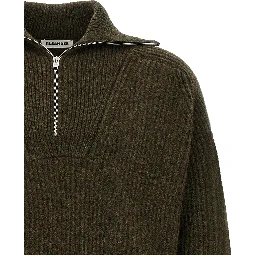 Bicolor Wool Cardigan