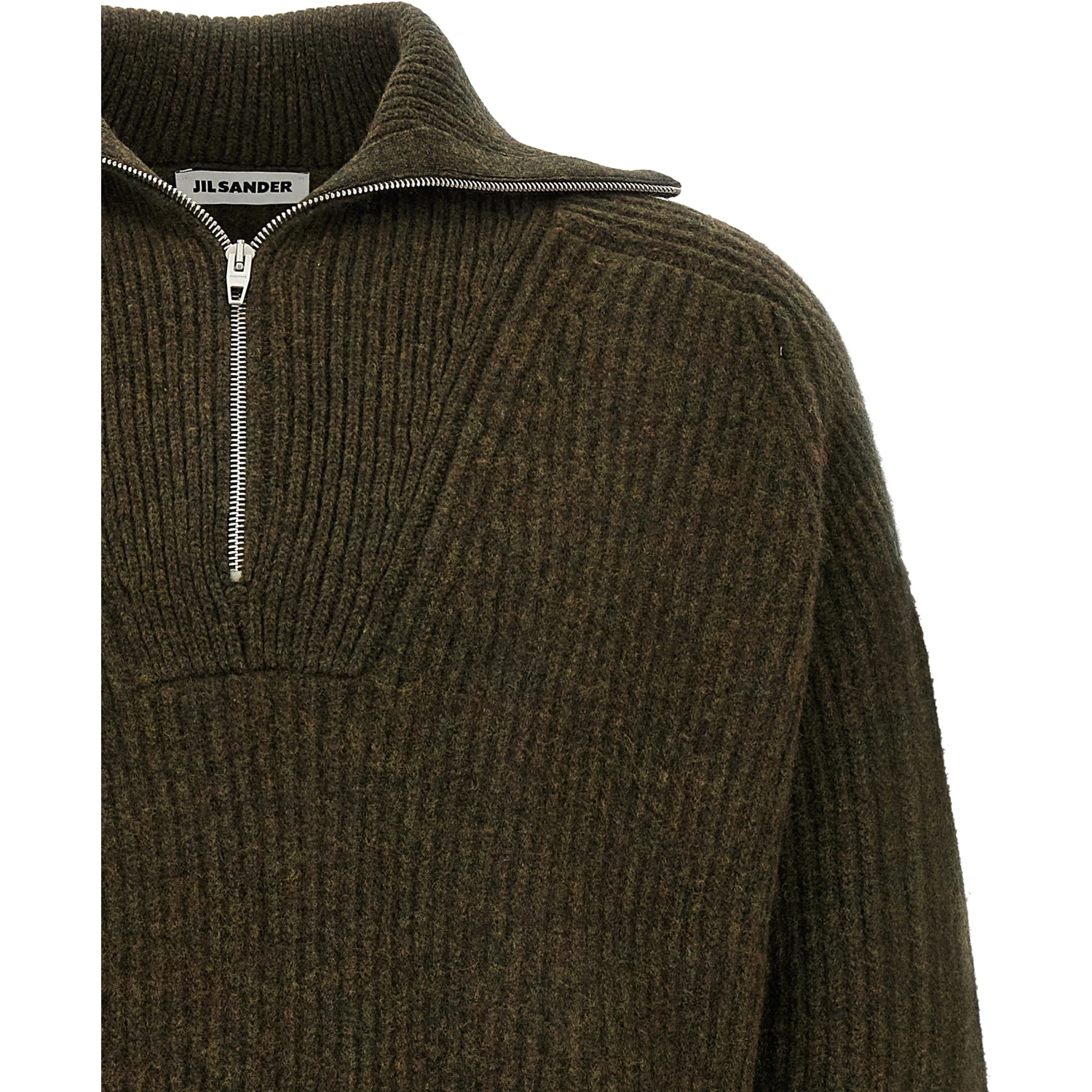 Bicolor Wool Cardigan