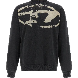 Black Cotton Sweatshirt