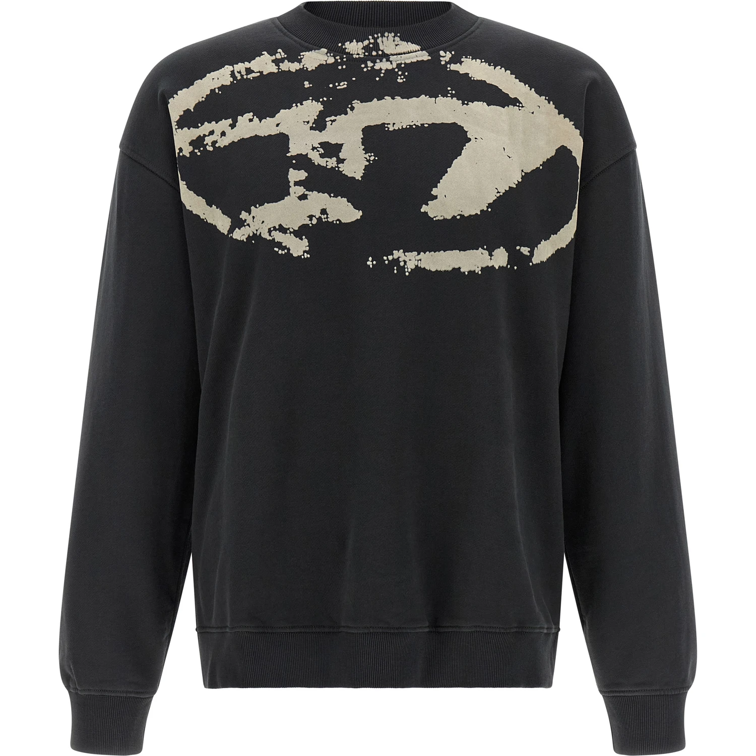 Black Cotton Sweatshirt