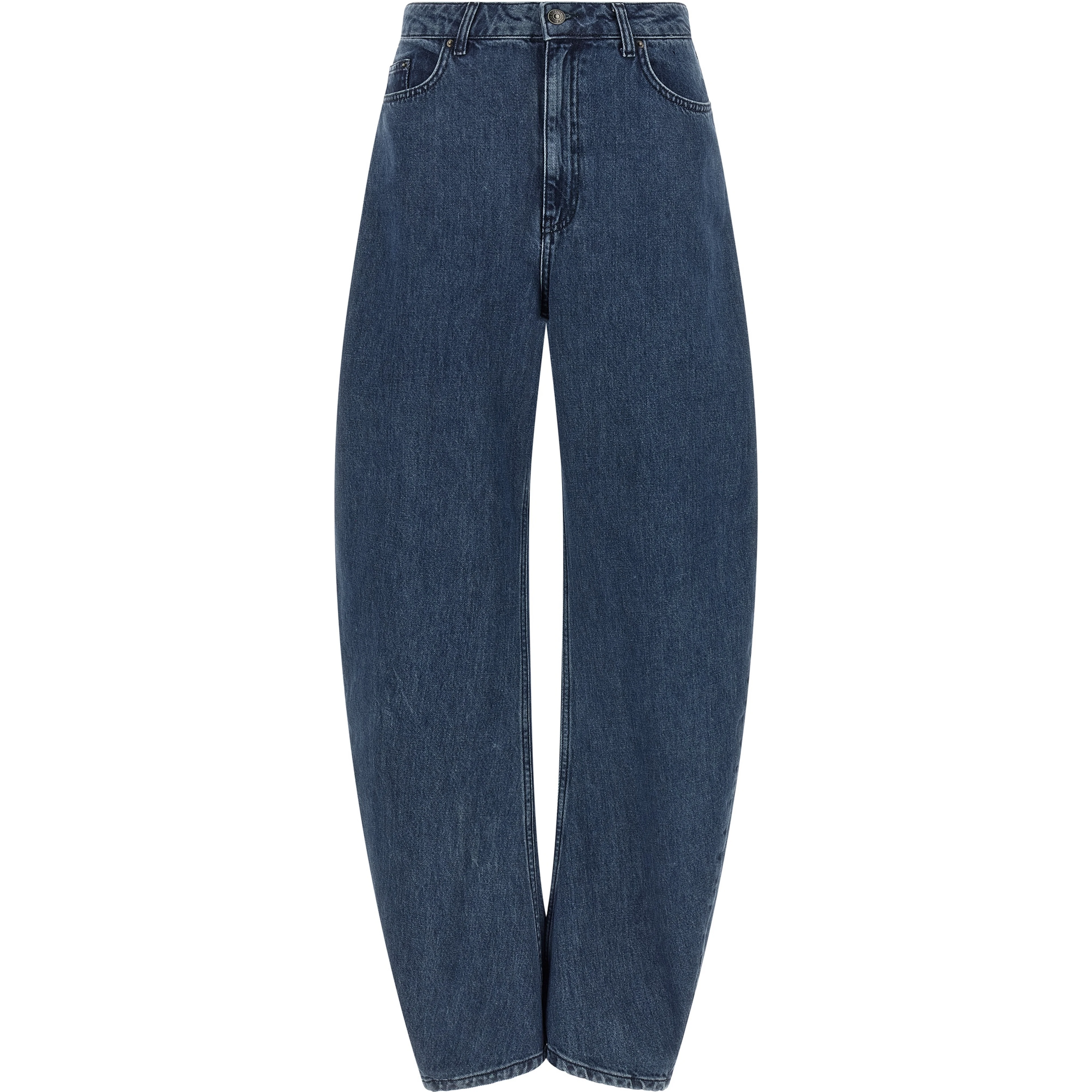 Blue Organic Cotton Relaxed Fit Jeans