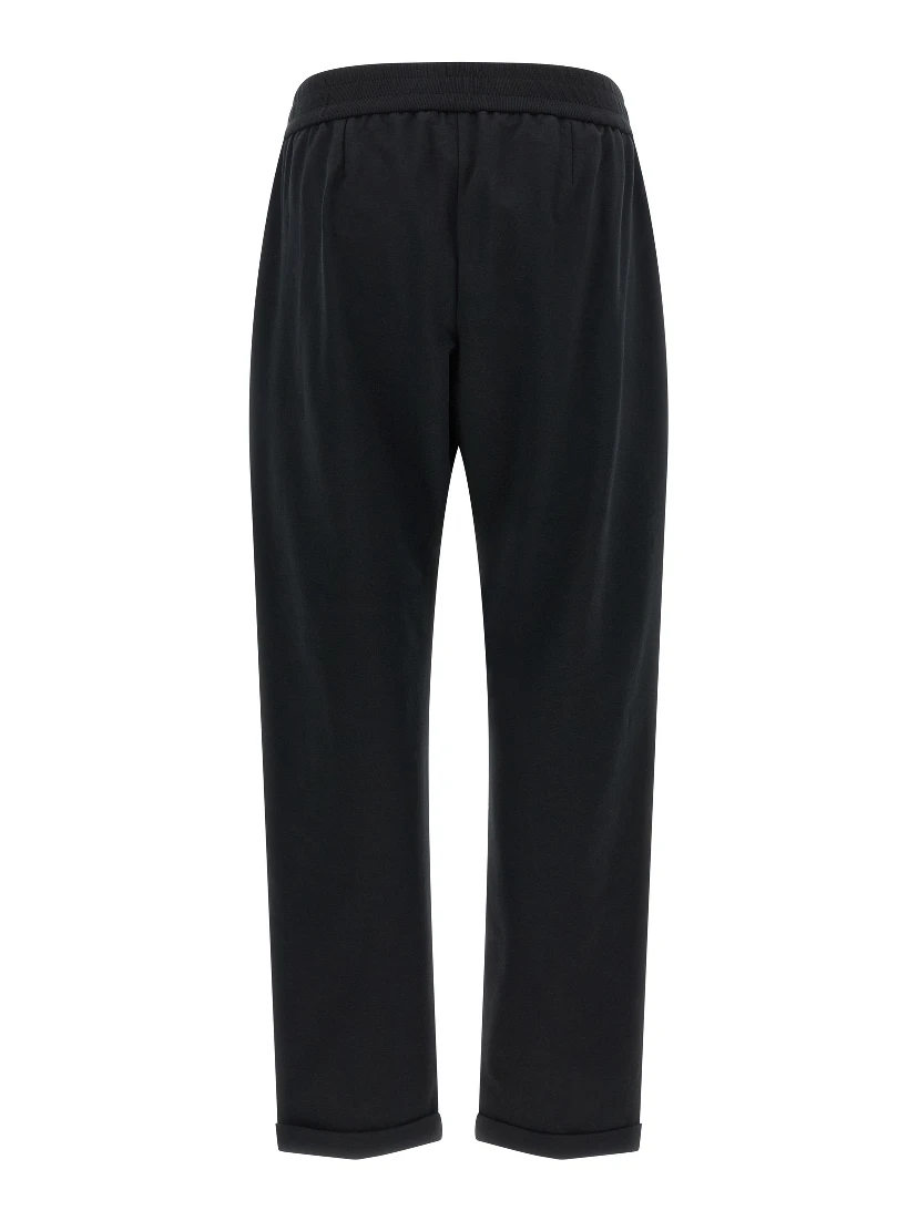 Black Cotton Joggers (Workout Pants)