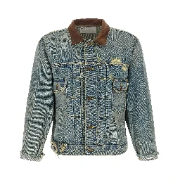 Blue Cotton Denim Jacket