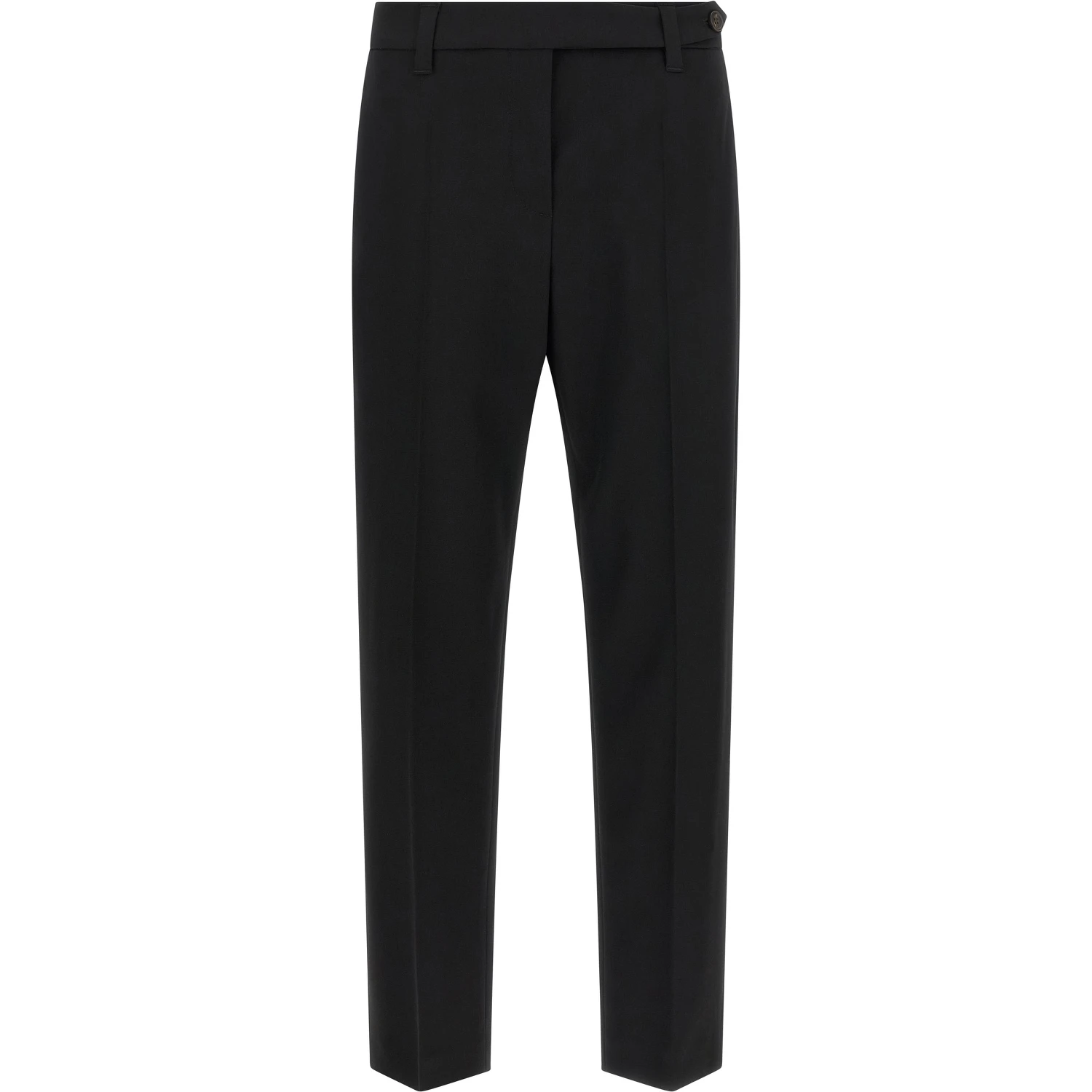 Black Virgin Wool Dress Pants