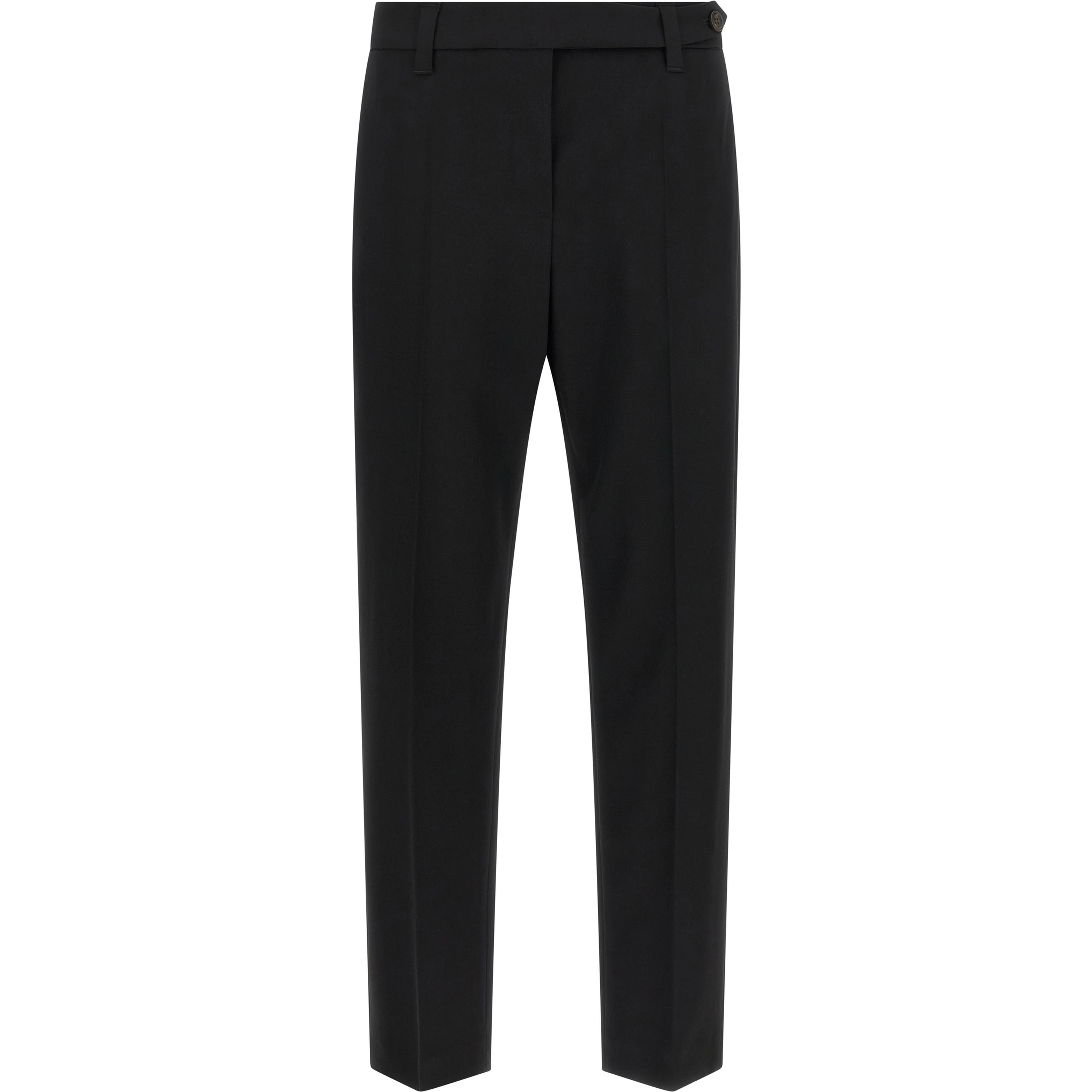 Black Virgin Wool Dress Pants