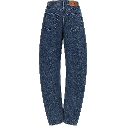 Blue Organic Cotton Relaxed Fit Jeans