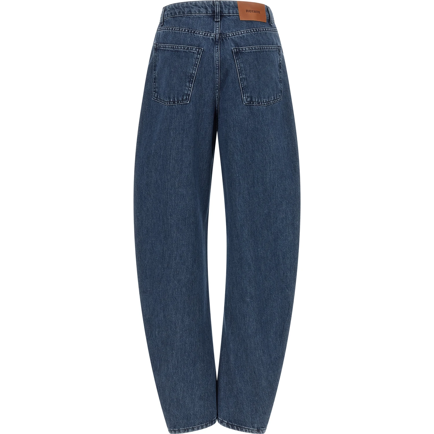 Blue Organic Cotton Relaxed Fit Jeans