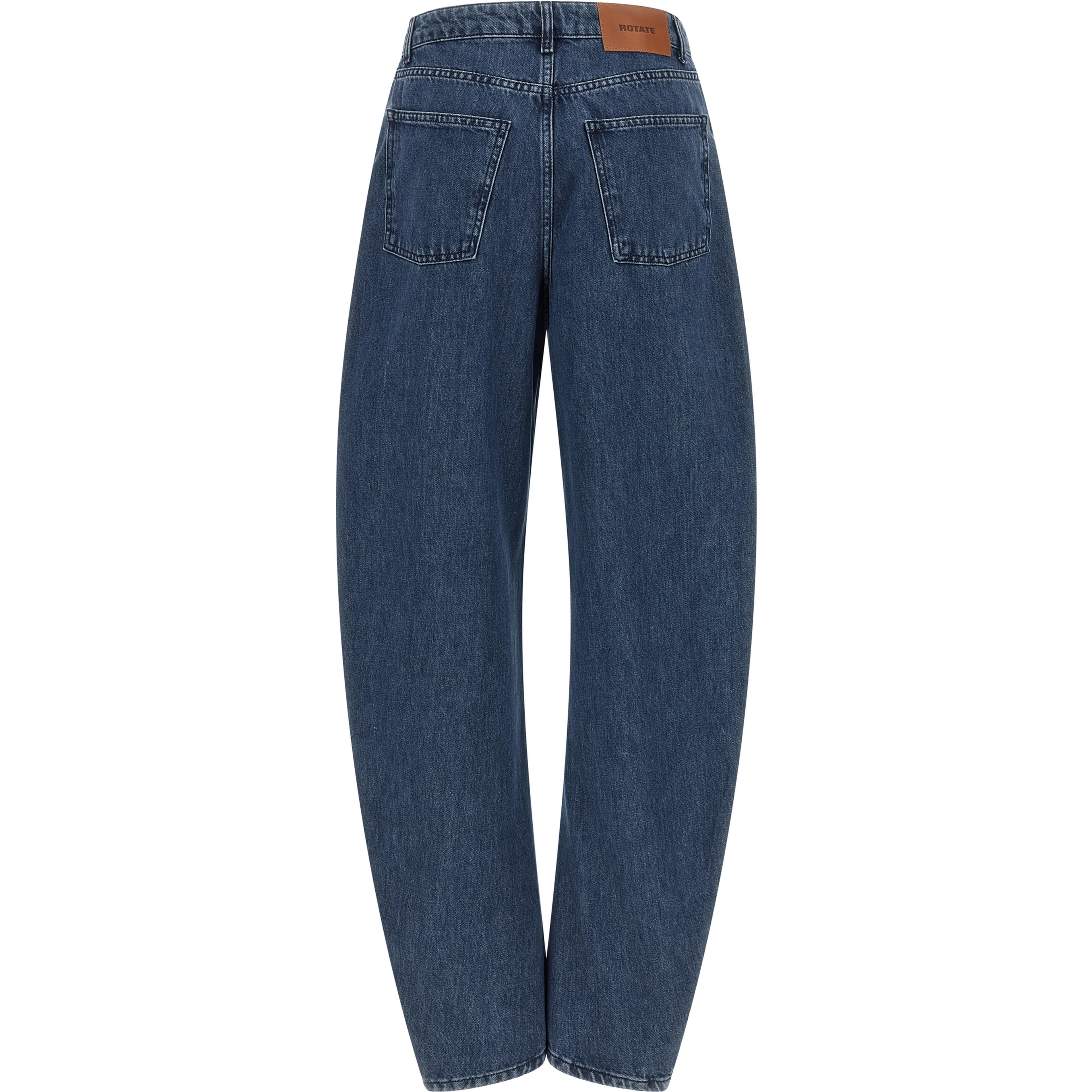 Blue Organic Cotton Relaxed Fit Jeans