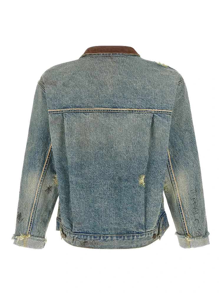 Blue Cotton Denim Jacket alternative