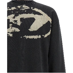 Black Cotton Sweatshirt