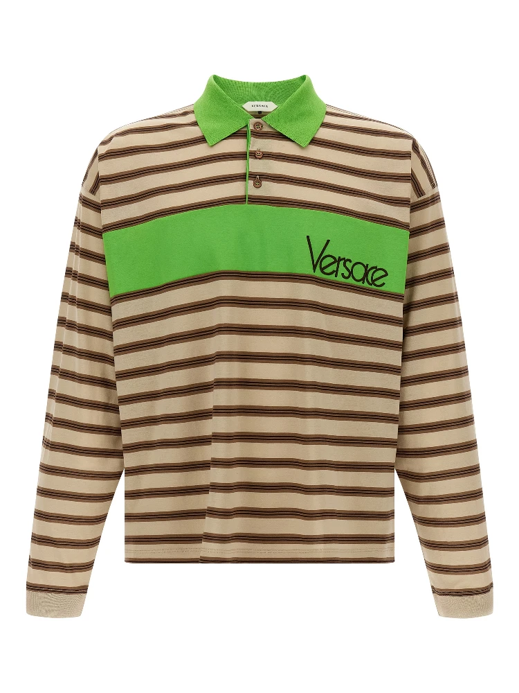 Multicolor Cotton Polo Shirt