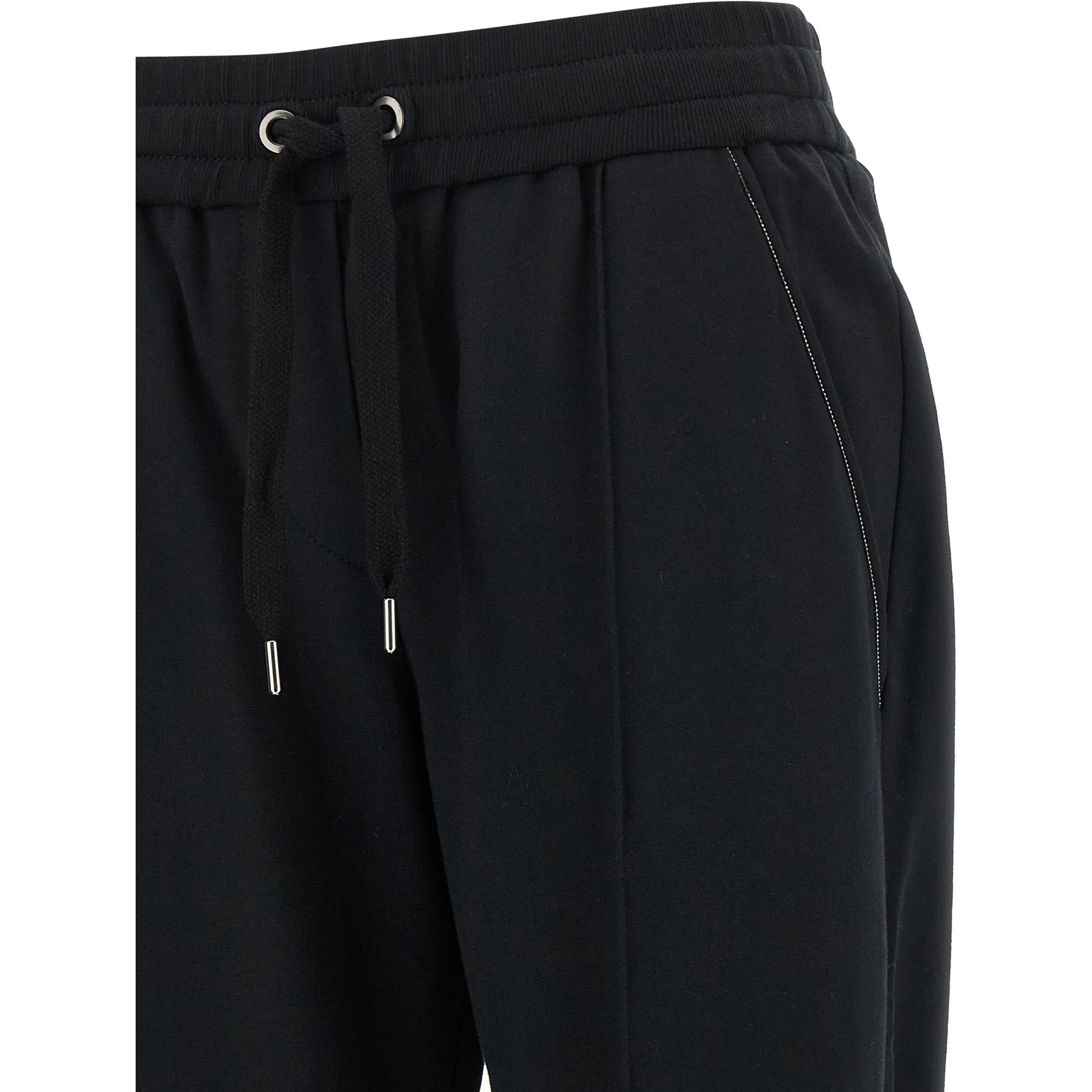 Black Cotton Joggers (Workout Pants)