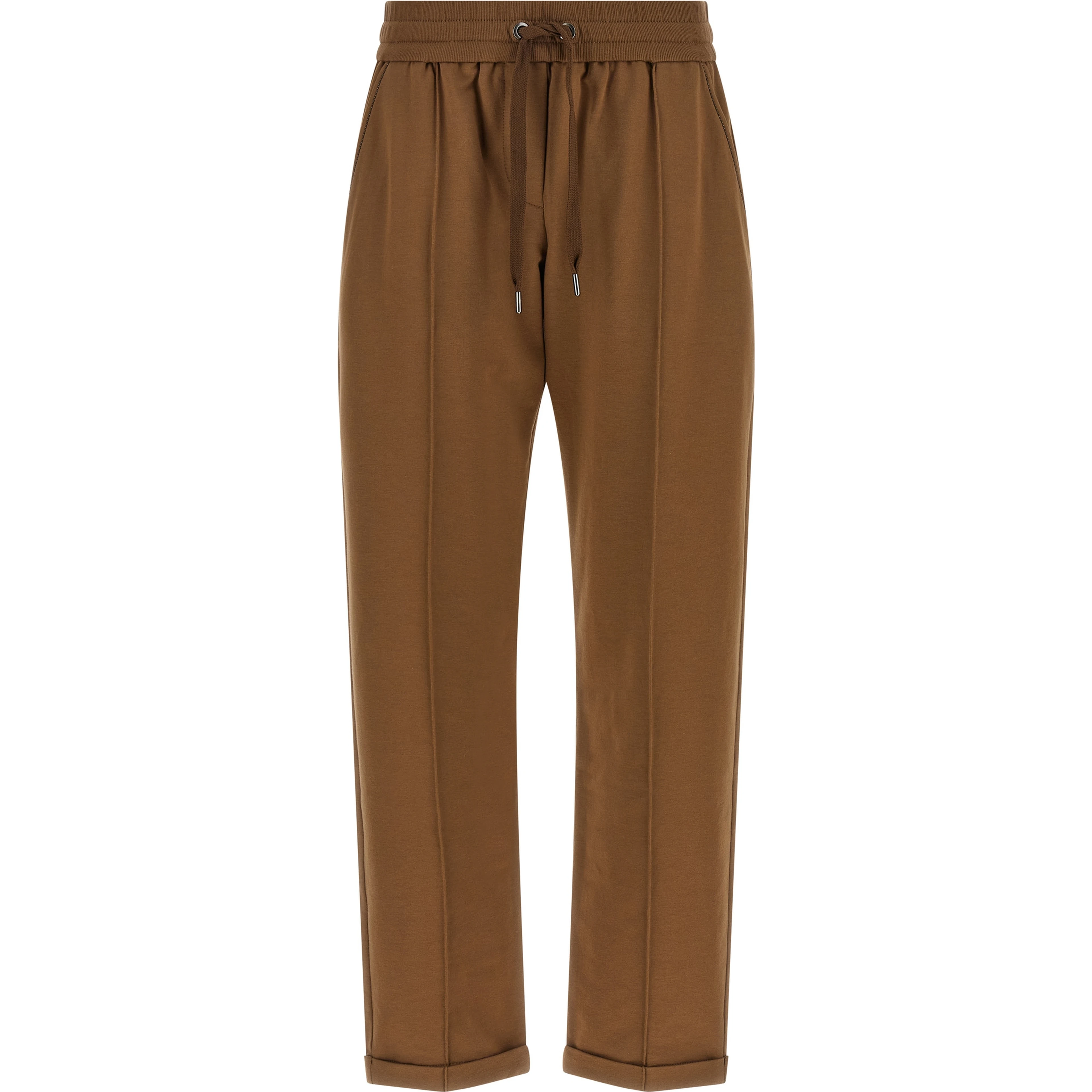 Brown Cotton Joggers (Workout Pants)