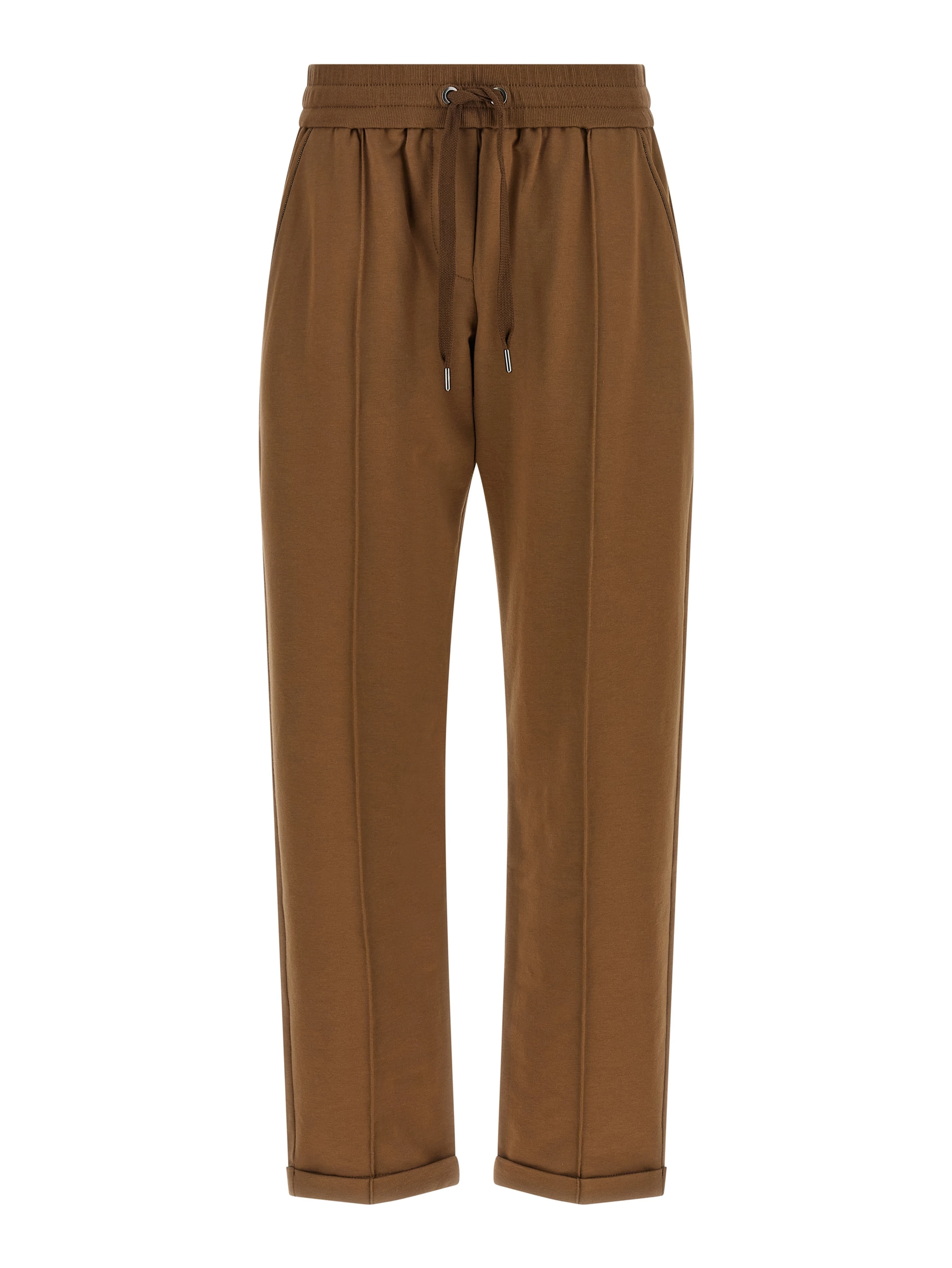 Brown Cotton Joggers (Workout Pants)